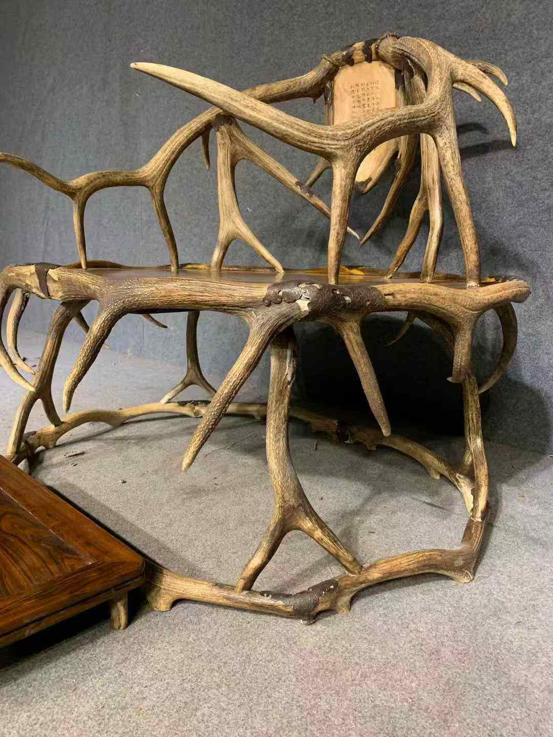 黄花梨故宫博物院同款鹿角椅