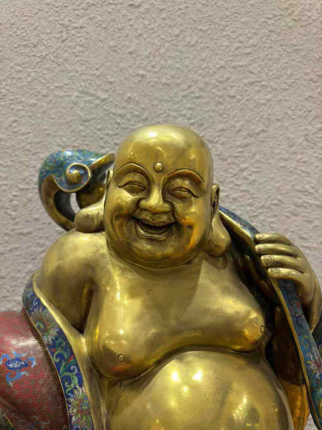 掐丝珐琅招财进宝弥勒佛