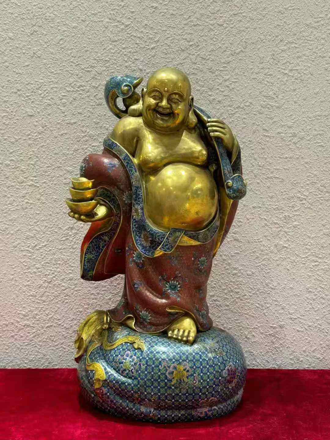 掐丝珐琅招财进宝弥勒佛