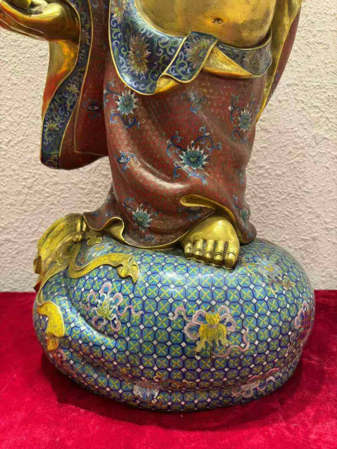 掐丝珐琅招财进宝弥勒佛