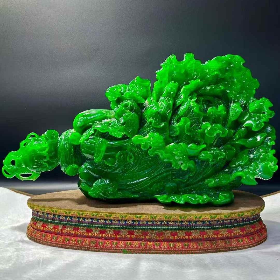 高冰帝王绿翡翠【百财】