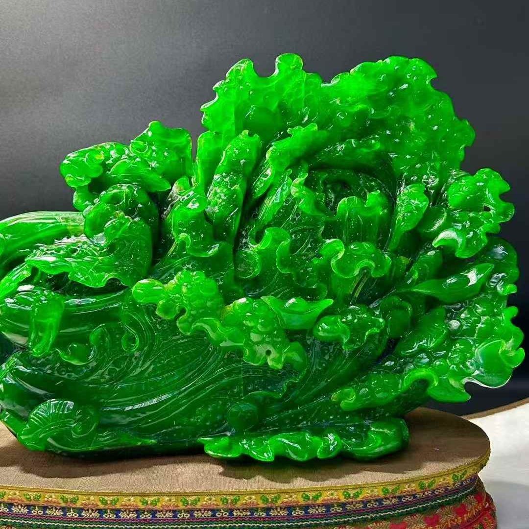 高冰帝王绿翡翠【百财】