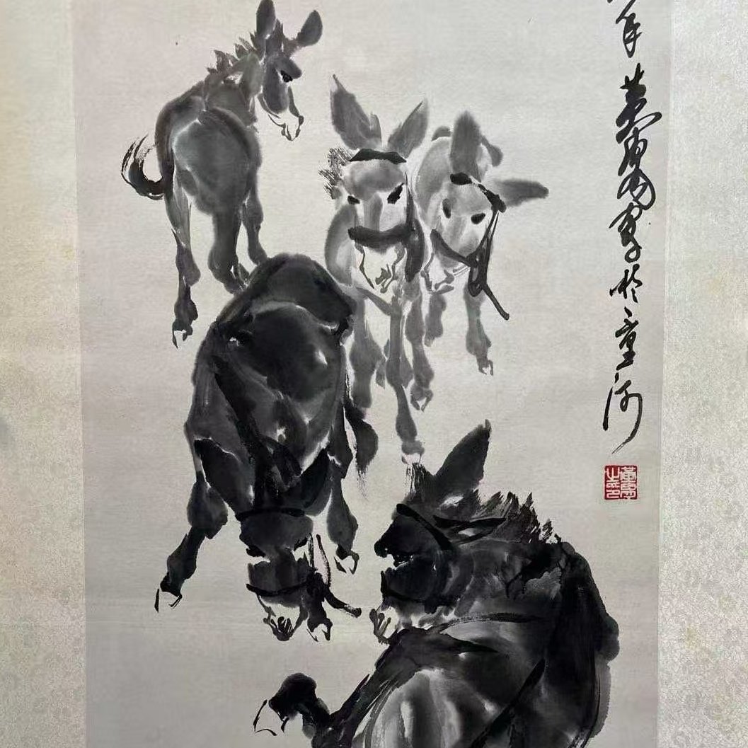黄胄《群驴图》