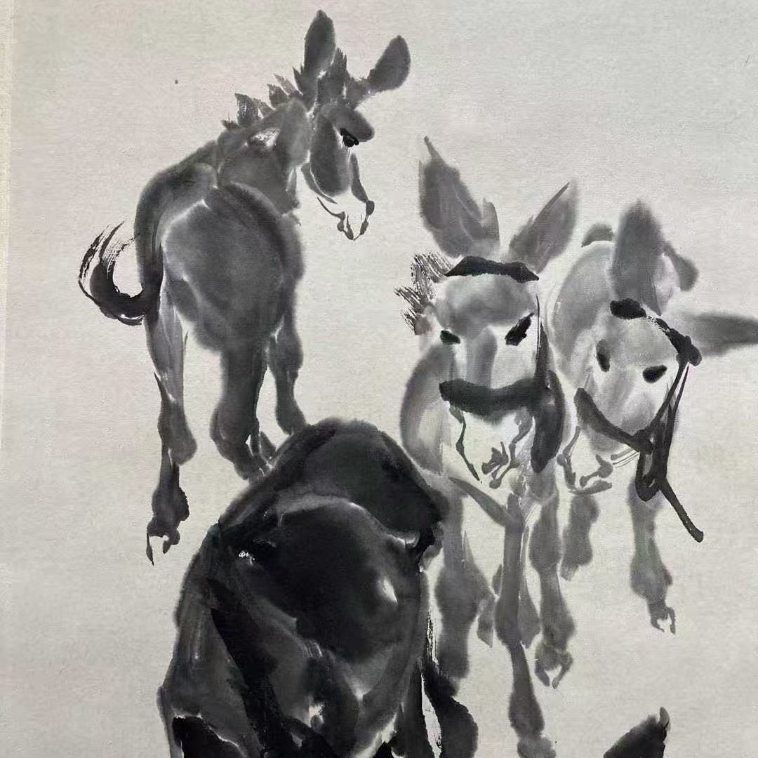 黄胄《群驴图》