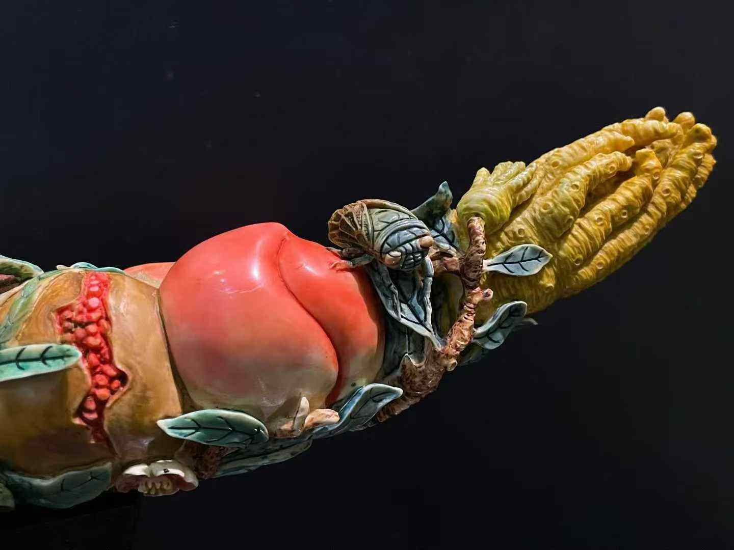 《百财三多》摆件