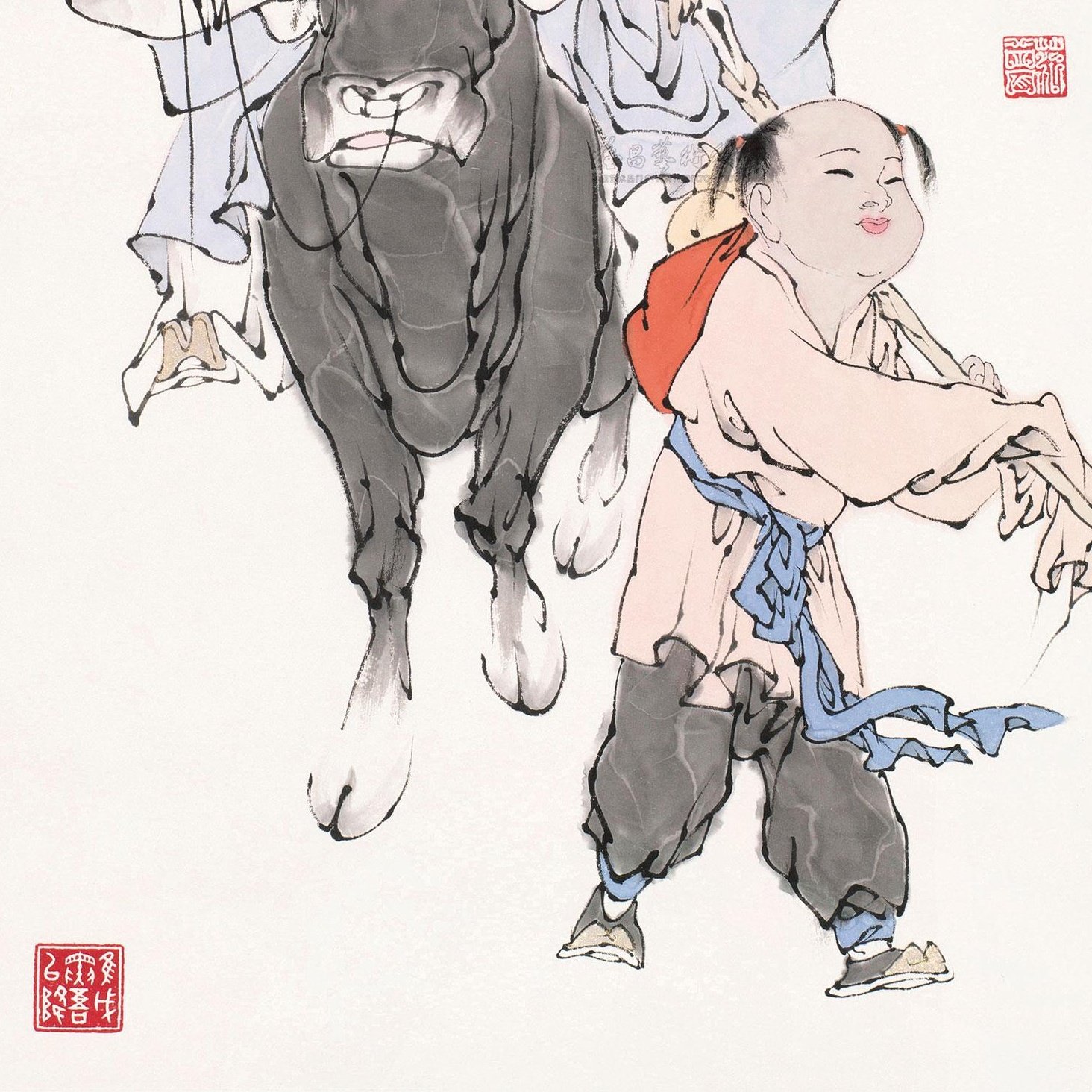 范增款《老子出关》