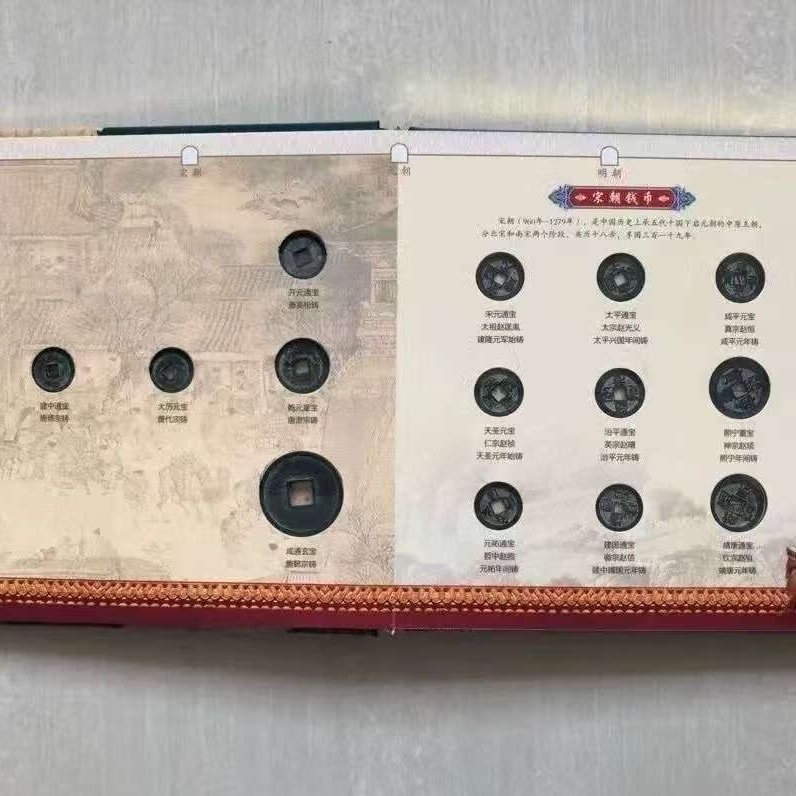 唐宋元明清古钱币珍藏册