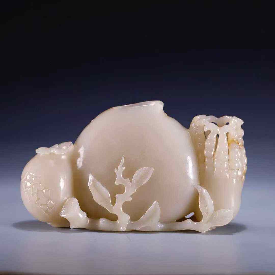 和田玉福禄寿摆件