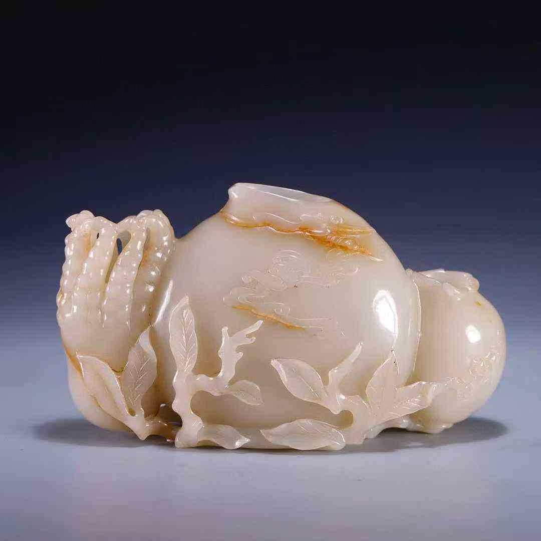 和田玉福禄寿摆件