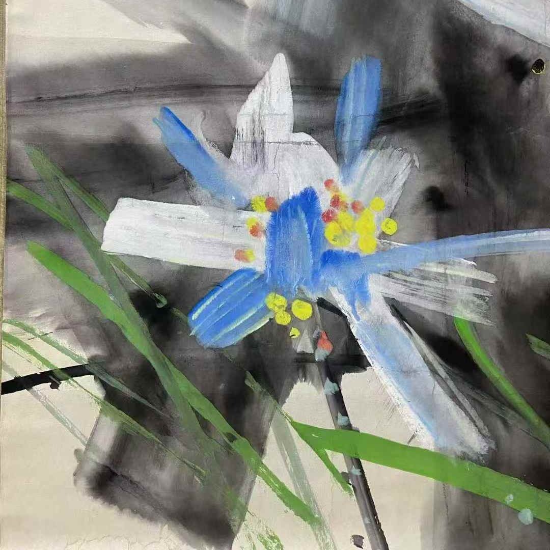 黄永玉《荷花》