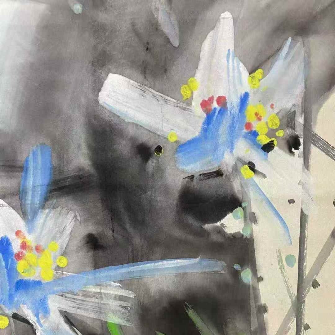 黄永玉《荷花》