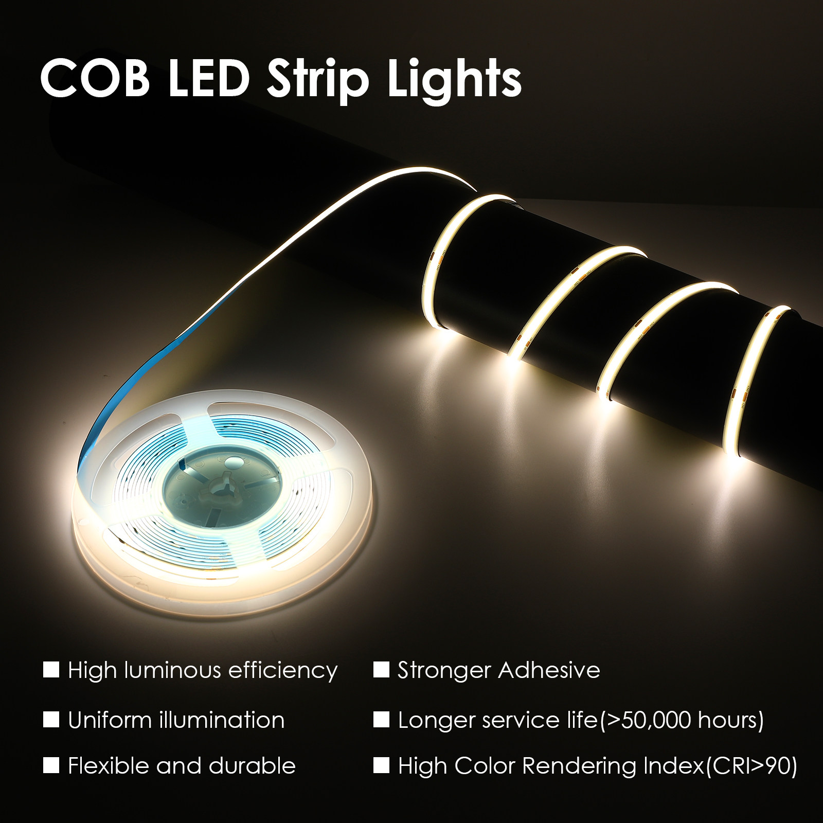 COB LED Strip Light DC 24V