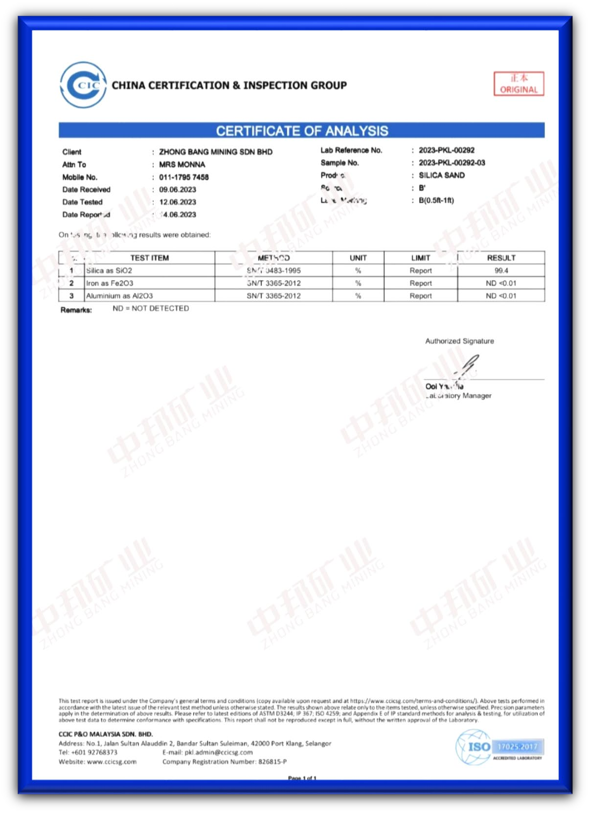 Zhong Bang Mining