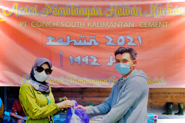 PT.CSKC Pemotongan Hewan Qurban dalam Memeriahkan Hari Raya Idul Adha