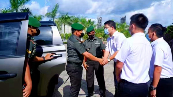 Komandan Korem 101/Antasari Brigjen TNI Rudi Puruwanto, S.E. Kunjungi PT.CONCH SKC