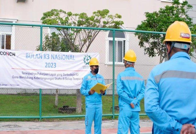 Kegiatan Bulan K3 Nasional Tahun 2023 PT.Conch South Kalimantan Cement