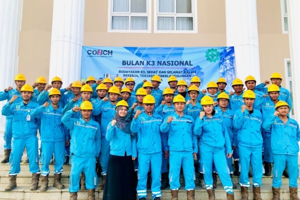 Pembukaan Bulan K3 Nasional PT Conch South Kalimantan Cement