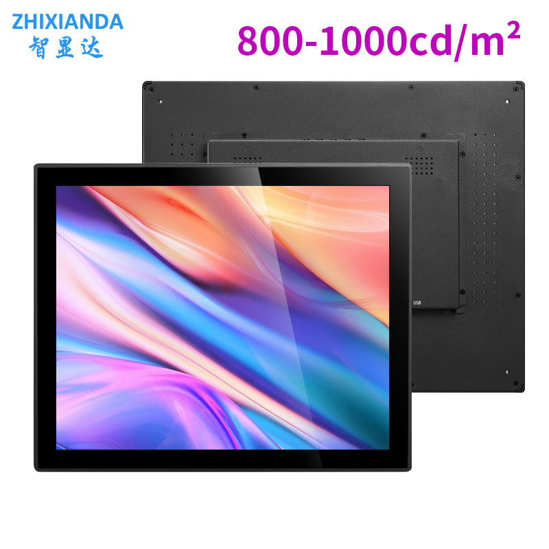 Flat Panel 19 Inch Outdoor High Brightness 1000 Nit Industrial Touch Screen Monitor