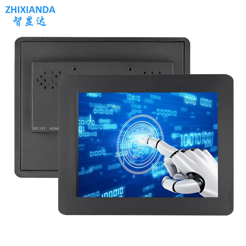 Embedded 10 Inch 4:3 Panel Mount Industrial Touch Screen Monitor