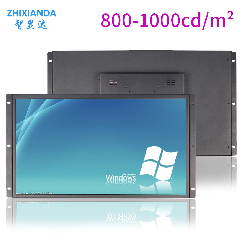 High Brightness 23.8 Inch Open Frame Metal Case Industrial Touch Screen Monitor