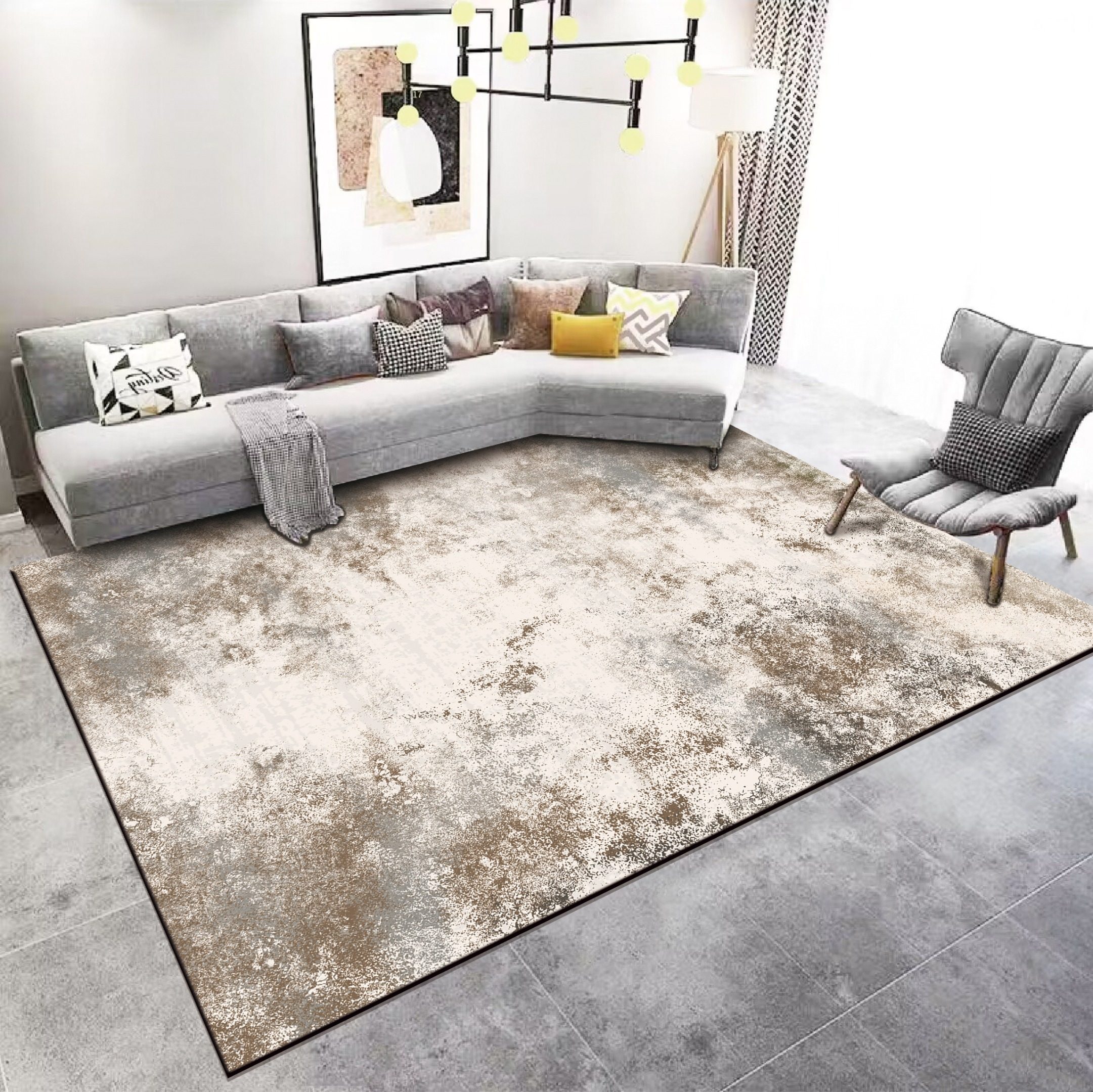 彩色微水泥纹理