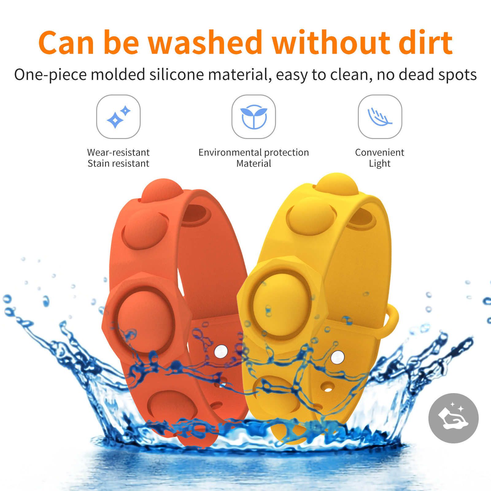 Silicone Stress Relief Wristband