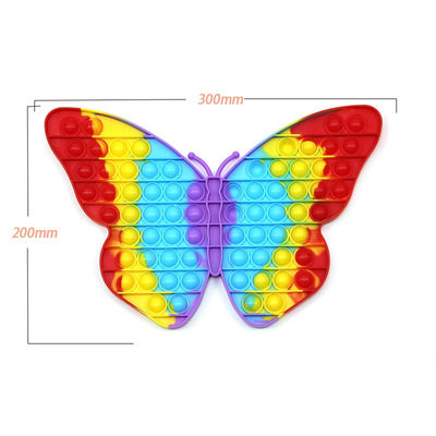 Butterfly shape pop fidget