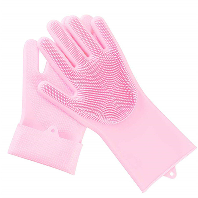 silicone washing gloves
