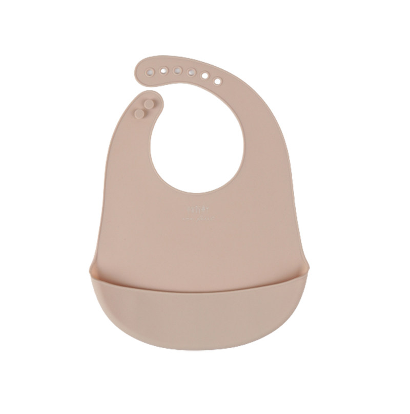 BPA Free Waterproof Silicone Baby Bib With Food Catcher Food Grade Soft Baby Silicone Bibs