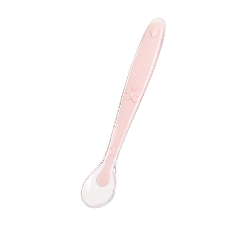 Newborn Soft Baby Training Feeding Tool Silicone Baby Spoon For Kids Toddlers Children Infants