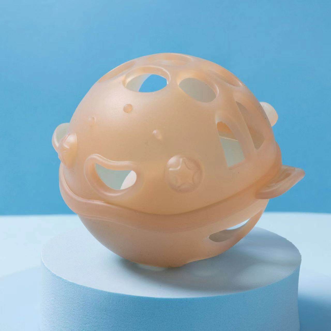 XFM Arrivals Silicone Baby Teether with Ring Heat Resistance Steam Disinfect Baby Silicone Teether