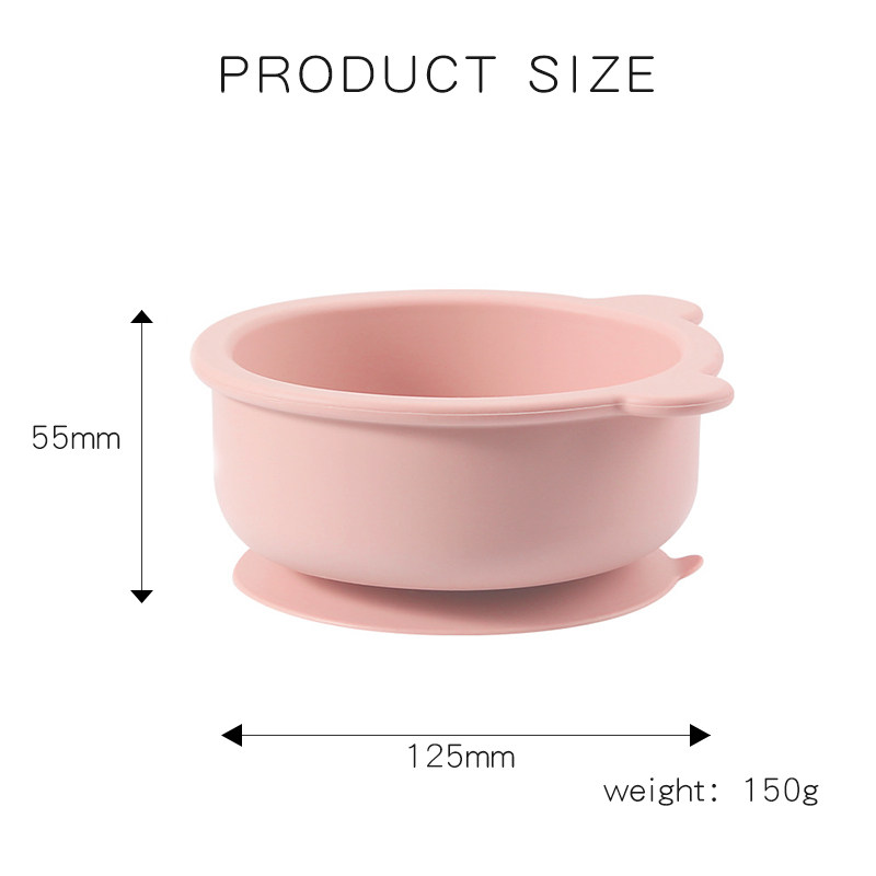 baby silicone Little Bear Bowl