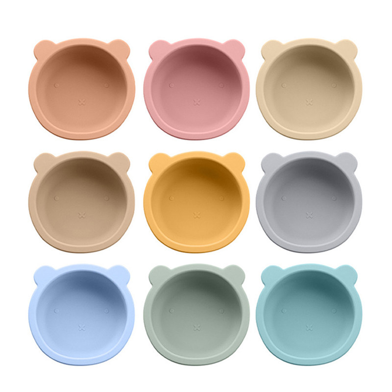 baby silicone Little Bear Bowl