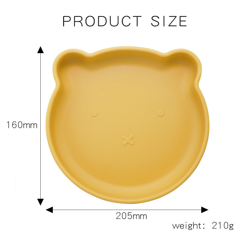 baby silicone Dining plate