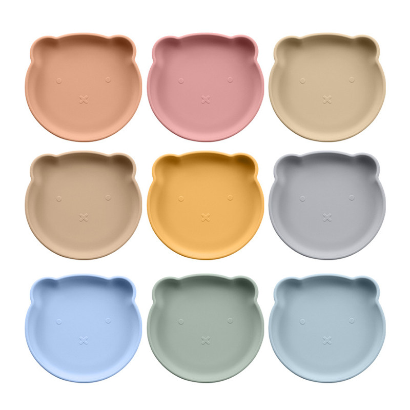 baby silicone Dining plate