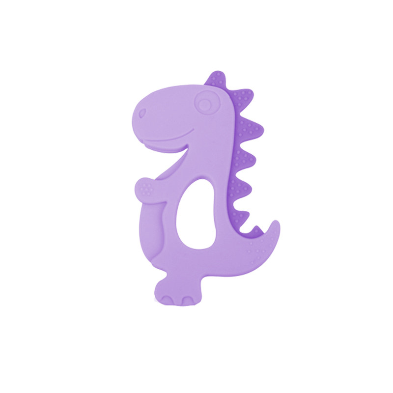 OEM/ ODM Food Grade Silicone Anti-dropping Silicone Baby Wrist Teether Dinosaur Baby Mitten Teether Molars for Feeding babies