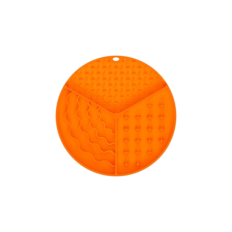 Silicone pet circular multifunctional licking pad