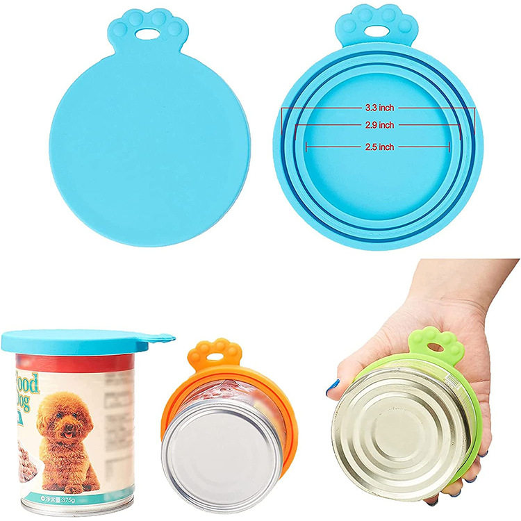 Silicone pet can lid preservation lid cat and dog food sealing lid