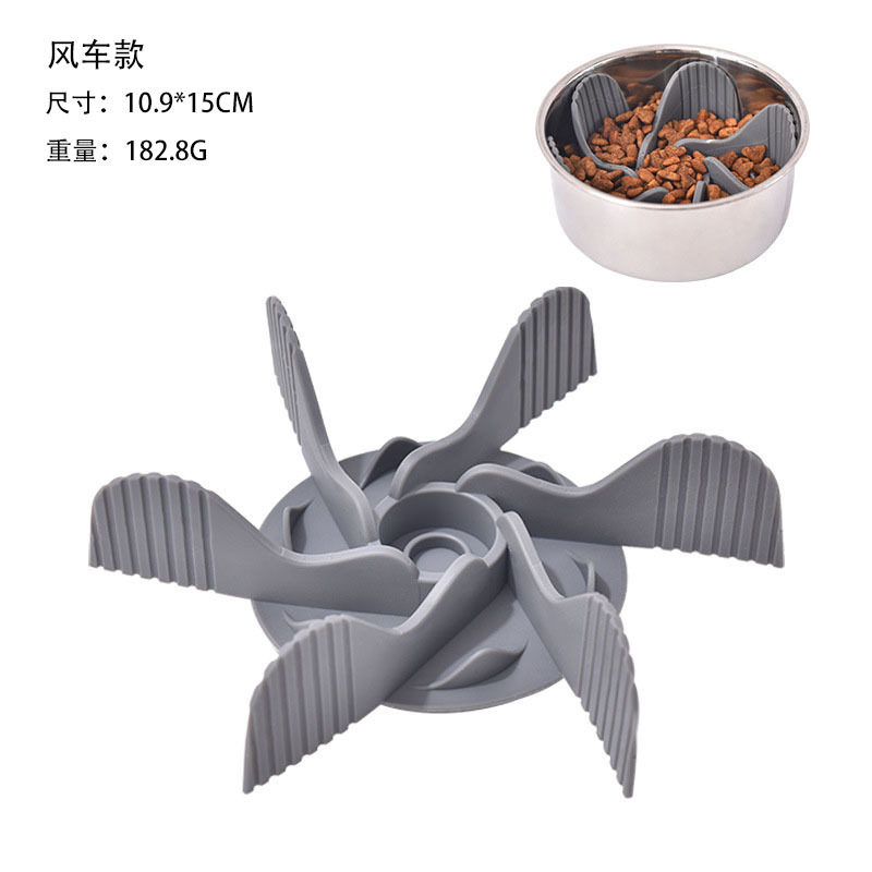 Pet slow food bowl, food plate, cat and dog licking plate, feeding mat