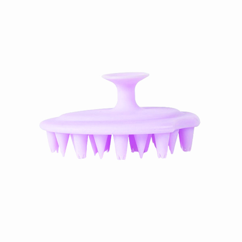 Silicone massage shampoo brush