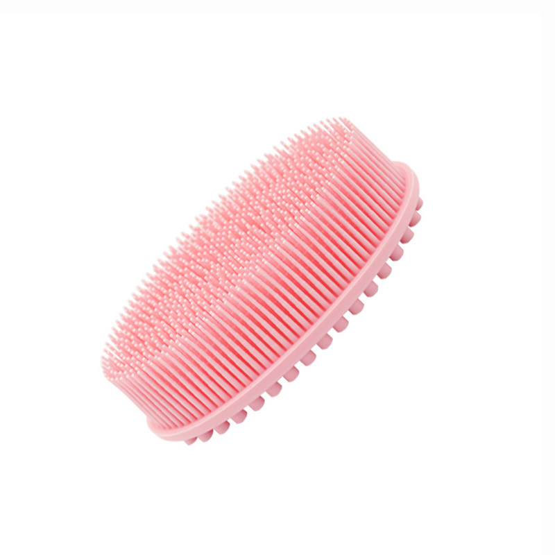 Silicone massage shower brush