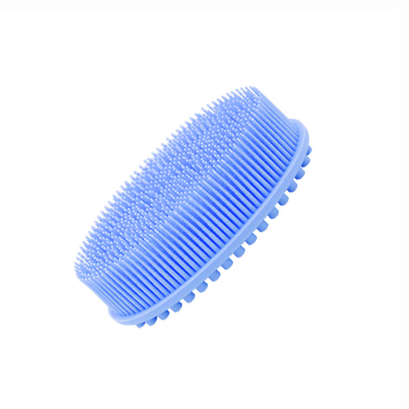 Silicone massage shower brush