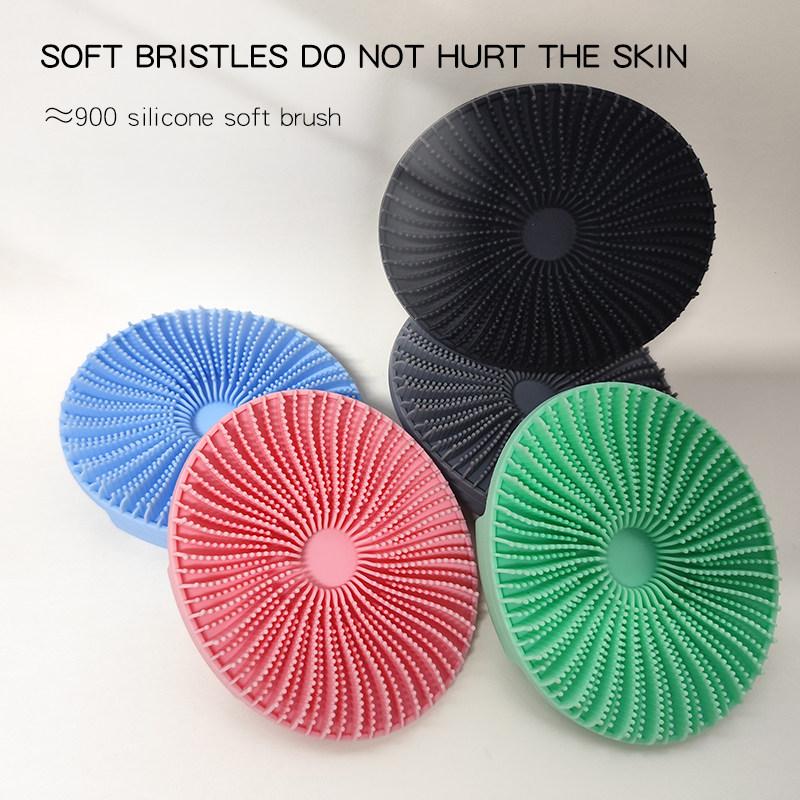 Silicone massage shower brush