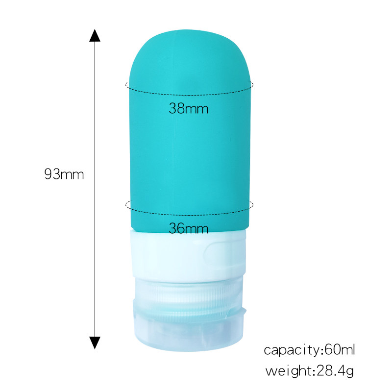 Silicone travel split bottle OEM/ODM 60ML