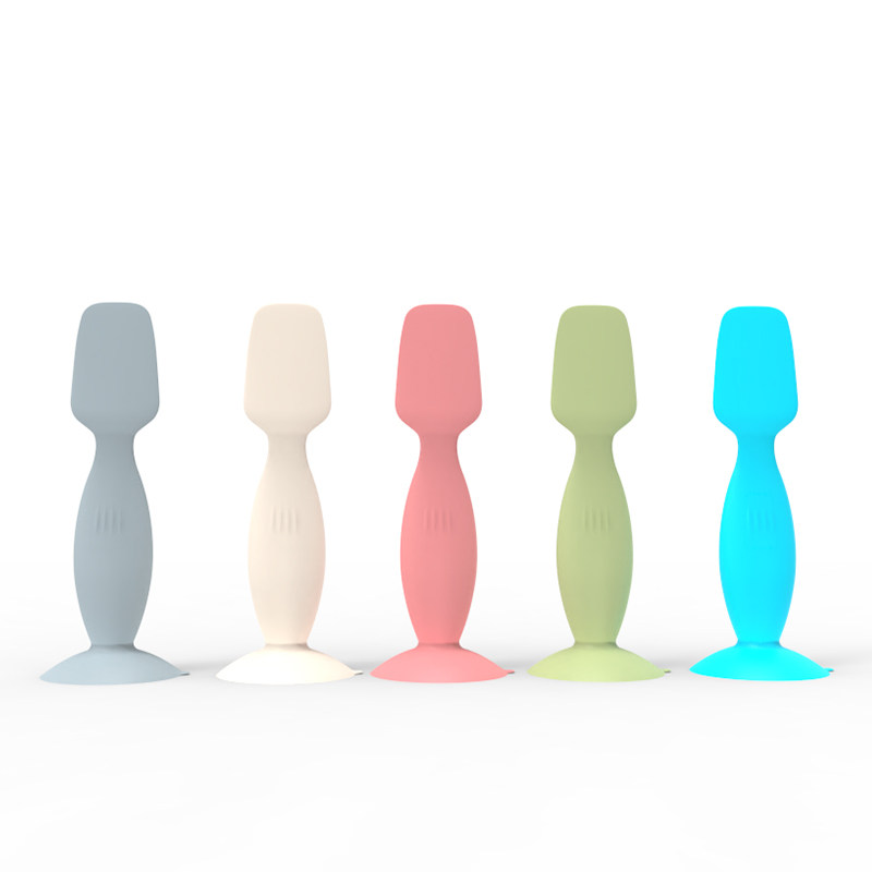 Silicone Baby Diaper Cream Spatula Soft Silicone Butt paste Spatula Diaper Cream Applicator with Suction Cup Base