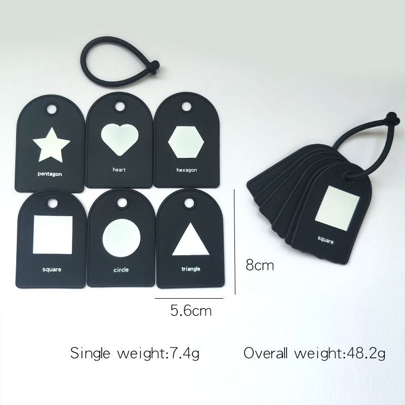 Toddler Flash Cards Food Grade Silicone Baby Teether and Flashcard Educational Preschool Toddler Flashcards