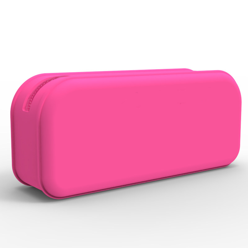 Silicone Makeup Cosmetic Bag Portable Brush Case Organizer Holder for Traveling Waterproof Easy Cleaning Cute Bag with Zipper