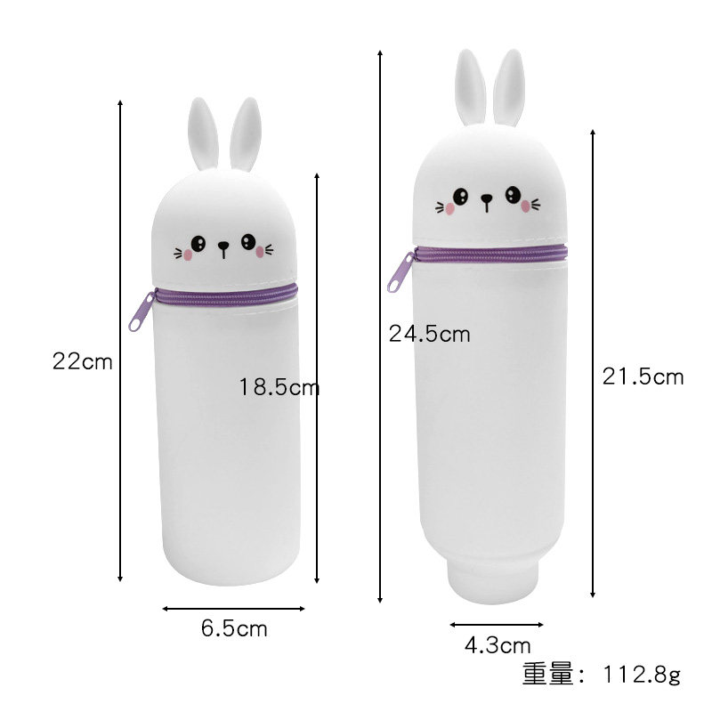 2025 Newest Food Grade Silicone Rabbit Pen Holder