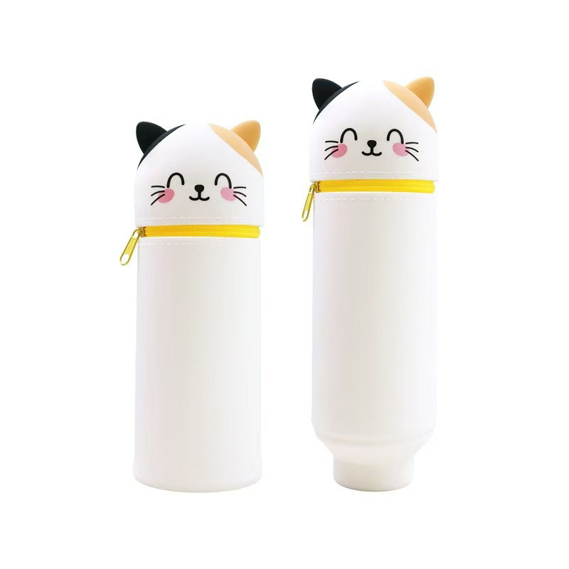 2025 Newest Food Grade Silicone Kitten Pen Holder