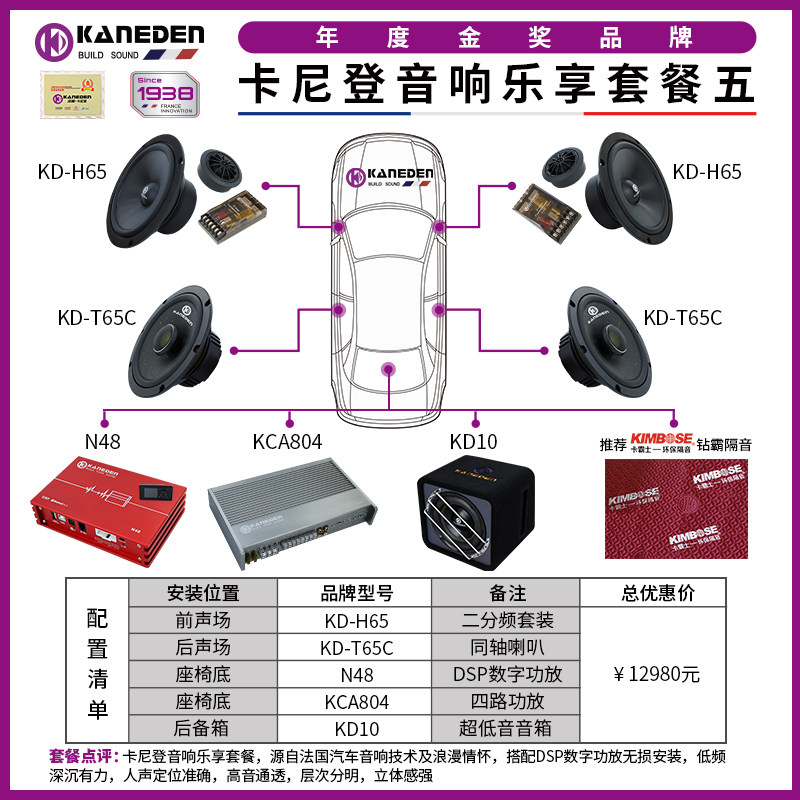 卡尼登音响乐享套餐五